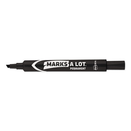 Avery® Marks A Lot Large Desk-style Permanent Marker, Broad Chisel Tip, Orange, Dozen (8883) freeshipping - TVN Wholesale