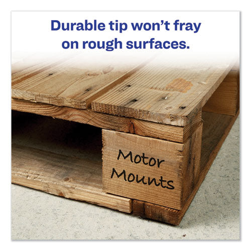 Avery® Marks A Lot Large Desk-style Permanent Marker, Broad Chisel Tip, Purple, Dozen (8884) freeshipping - TVN Wholesale