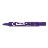 Avery® Marks A Lot Large Desk-style Permanent Marker, Broad Chisel Tip, Purple, Dozen (8884) freeshipping - TVN Wholesale