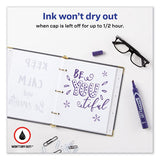 Avery® Marks A Lot Large Desk-style Permanent Marker, Broad Chisel Tip, Purple, Dozen (8884) freeshipping - TVN Wholesale