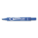 Avery® Marks A Lot Large Desk-style Permanent Marker, Broad Chisel Tip, Blue, Dozen (8886) freeshipping - TVN Wholesale