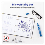 Avery® Marks A Lot Large Desk-style Permanent Marker, Broad Chisel Tip, Blue, Dozen (8886) freeshipping - TVN Wholesale