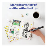 Avery® Marks A Lot Large Desk-style Permanent Marker, Broad Chisel Tip, Black, Dozen (8888) freeshipping - TVN Wholesale