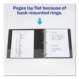 Avery® Durable View Binder With Durahinge And Ezd Rings, 3 Rings, 1" Capacity, 11 X 8.5, Black, (9300) freeshipping - TVN Wholesale