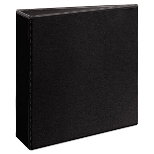 Avery® Durable View Binder With Durahinge And Ezd Rings, 3 Rings, 3" Capacity, 11 X 8.5, Black, (9700) freeshipping - TVN Wholesale