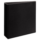 Avery® Durable View Binder With Durahinge And Ezd Rings, 3 Rings, 3" Capacity, 11 X 8.5, Black, (9700) freeshipping - TVN Wholesale