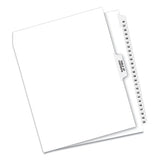 Avery® Preprinted Legal Exhibit Side Tab Index Dividers, Avery Style, 26-tab, 26 To 50, 11 X 8.5, White, 1 Set freeshipping - TVN Wholesale