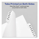 Avery® Preprinted Legal Exhibit Bottom Tab Index Dividers, Avery Style, 26-tab, Exhibit 1 To Exhibit 25, 11 X 8.5, White, 1 Set freeshipping - TVN Wholesale