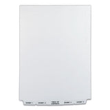 Avery® Preprinted Legal Exhibit Bottom Tab Index Dividers, Avery Style, 26-tab, Exhibit 1 To Exhibit 25, 11 X 8.5, White, 1 Set freeshipping - TVN Wholesale