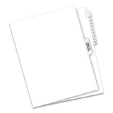 Avery® Preprinted Legal Exhibit Side Tab Index Dividers, Avery Style, 11-tab, 1 To 10, 11 X 8.5, White, 1 Set freeshipping - TVN Wholesale