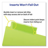 Avery® Insertable Big Tab Plastic 1-pocket Dividers, 8-tab, 11.13 X 9.25, Assorted, 1 Set freeshipping - TVN Wholesale