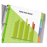 Avery® Insertable Big Tab Plastic 1-pocket Dividers, 8-tab, 11.13 X 9.25, Assorted, 1 Set freeshipping - TVN Wholesale