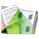 Avery® Insertable Big Tab Plastic 2-pocket Dividers, 8-tab, 11.13 X 9.25, Assorted, 1 Set freeshipping - TVN Wholesale