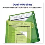 Avery® Insertable Big Tab Plastic 2-pocket Dividers, 8-tab, 11.13 X 9.25, Assorted, 1 Set freeshipping - TVN Wholesale