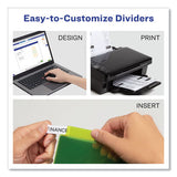 Avery® Insertable Big Tab Plastic 2-pocket Dividers, 8-tab, 11.13 X 9.25, Assorted, 1 Set freeshipping - TVN Wholesale