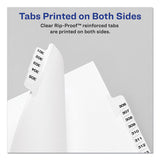 Avery® Preprinted Legal Exhibit Side Tab Index Dividers, Avery Style, 10-tab, 2, 11 X 8.5, White, 25-pack freeshipping - TVN Wholesale