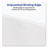 Avery® Preprinted Legal Exhibit Side Tab Index Dividers, Avery Style, 10-tab, 2, 11 X 8.5, White, 25-pack freeshipping - TVN Wholesale