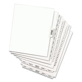 Avery® Preprinted Legal Exhibit Side Tab Index Dividers, Avery Style, 10-tab, 4, 11 X 8.5, White, 25-pack freeshipping - TVN Wholesale