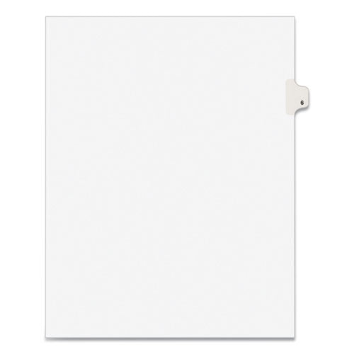 Avery® Preprinted Legal Exhibit Side Tab Index Dividers, Avery Style, 10-tab, 6, 11 X 8.5, White, 25-pack freeshipping - TVN Wholesale