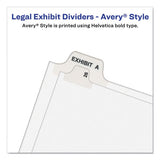 Avery® Preprinted Legal Exhibit Side Tab Index Dividers, Avery Style, 10-tab, 6, 11 X 8.5, White, 25-pack freeshipping - TVN Wholesale