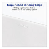 Avery® Preprinted Legal Exhibit Side Tab Index Dividers, Avery Style, 10-tab, 8, 11 X 8.5, White, 25-pack freeshipping - TVN Wholesale