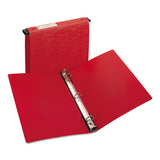 Avery® Hanging Storage Flexible Non-view Binder With Round Rings, 3 Rings, 1" Capacity, 11 X 8.5, Red freeshipping - TVN Wholesale