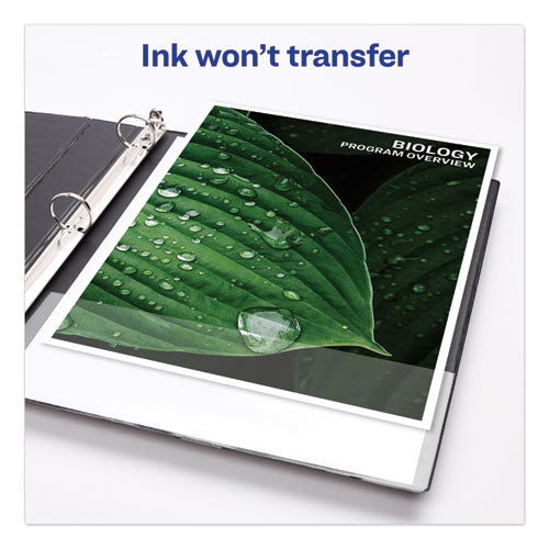 Avery® Durable View Binder With Durahinge And Slant Rings, 3 Rings, 0.5" Capacity, 11 X 8.5, White freeshipping - TVN Wholesale