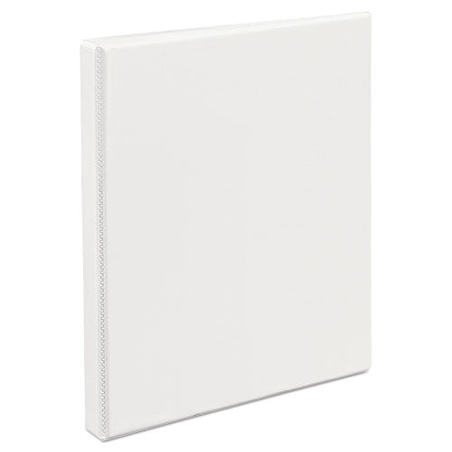 Avery® Durable View Binder With Durahinge And Slant Rings, 3 Rings, 0.5" Capacity, 11 X 8.5, White freeshipping - TVN Wholesale