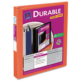 Avery® Durable View Binder With Durahinge And Slant Rings, 3 Rings, 1.5" Capacity, 11 X 8.5, Black freeshipping - TVN Wholesale