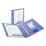 Avery® Durable View Binder With Durahinge And Slant Rings, 3 Rings, 1.5" Capacity, 11 X 8.5, Black freeshipping - TVN Wholesale