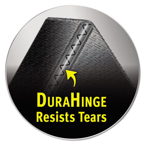 Avery® Durable View Binder With Durahinge And Slant Rings, 3 Rings, 1.5" Capacity, 11 X 8.5, Black freeshipping - TVN Wholesale