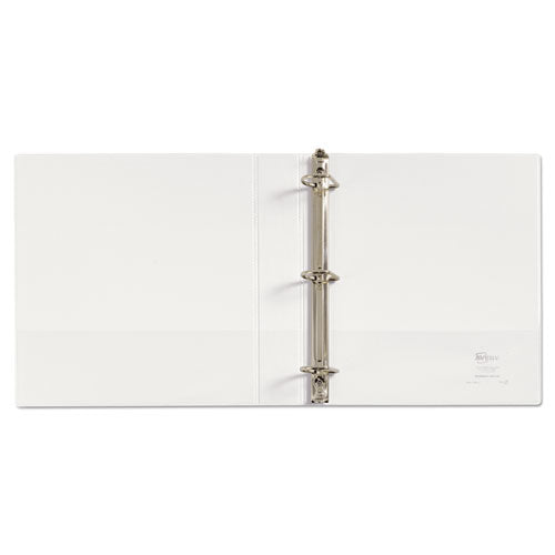 Avery® Durable View Binder With Durahinge And Slant Rings, 3 Rings, 1.5" Capacity, 11 X 8.5, White freeshipping - TVN Wholesale