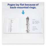Avery® Durable View Binder With Durahinge And Slant Rings, 3 Rings, 3" Capacity, 11 X 8.5, White, 4-pack freeshipping - TVN Wholesale