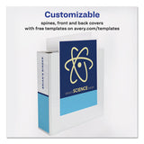 Avery® Durable View Binder With Durahinge And Slant Rings, 3 Rings, 3" Capacity, 11 X 8.5, White, 4-pack freeshipping - TVN Wholesale