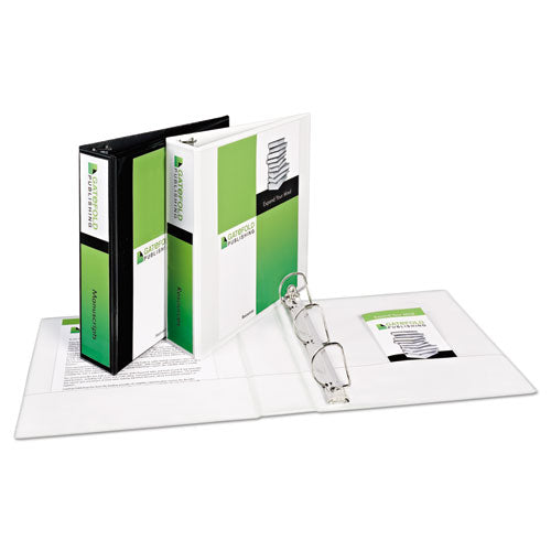 Avery® Durable View Binder With Durahinge And Slant Rings, 3 Rings, 3" Capacity, 11 X 8.5, Black freeshipping - TVN Wholesale