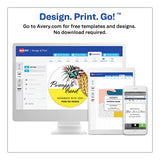 Avery® Round Brown Kraft Print-to-the-edge Labels, 2.5" Dia, 225-pk freeshipping - TVN Wholesale