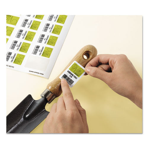 Avery® Removable Print-to-the-edge White Labels W- Sure Feed, 3 1-2 X 4 3-4, 32-pack freeshipping - TVN Wholesale