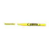 Avery® Hi-liter Pen-style Highlighters, Fluorescent Yellow Ink, Chisel Tip, Yellow-black Barrel, Dozen freeshipping - TVN Wholesale