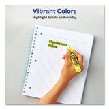 Avery® Hi-liter Desk-style Highlighters, Fluorescent Yellow Ink, Chisel Tip, Yellow-black Barrel, Dozen freeshipping - TVN Wholesale
