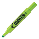 Avery® Hi-liter Desk-style Highlighters, Fluorescent Green Ink, Chisel Tip, Green-black Barrel, Dozen freeshipping - TVN Wholesale