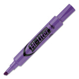 Avery® Hi-liter Desk-style Highlighters, Fluorescent Purple Ink, Chisel Tip, Purple-black Barrel, Dozen freeshipping - TVN Wholesale