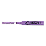 Avery® Hi-liter Desk-style Highlighters, Fluorescent Purple Ink, Chisel Tip, Purple-black Barrel, Dozen freeshipping - TVN Wholesale