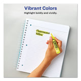 Avery® Hi-liter Desk-style Highlighters, Fluorescent Yellow Ink, Chisel Tip, Yellow-black Barrel, 200-box freeshipping - TVN Wholesale