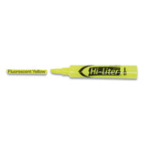 Avery® Hi-liter Desk-style Highlighters, Fluorescent Yellow Ink, Chisel Tip, Yellow-black Barrel, 200-box freeshipping - TVN Wholesale