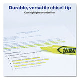 Avery® Hi-liter Desk-style Highlighters, Fluorescent Yellow Ink, Chisel Tip, Yellow-black Barrel, 200-box freeshipping - TVN Wholesale