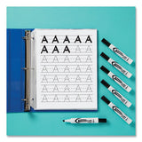 Avery® Marks A Lot Desk-style Dry Erase Marker, Broad Chisel Tip, Black, Dozen (24408) freeshipping - TVN Wholesale
