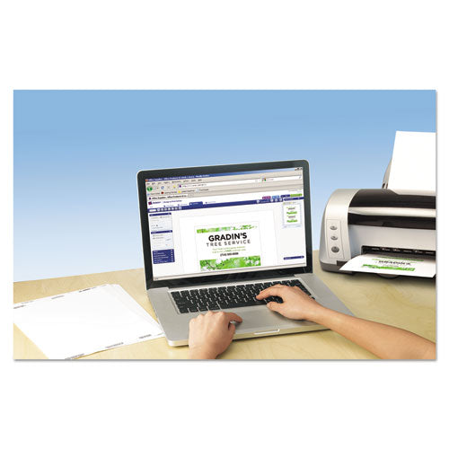 Avery® Printable Postcards, Inkjet, 65 Lb, 4.25 X 5.5, Textured Matte White, 120 Cards, 4 Cards-sheet, 30 Sheets-box freeshipping - TVN Wholesale