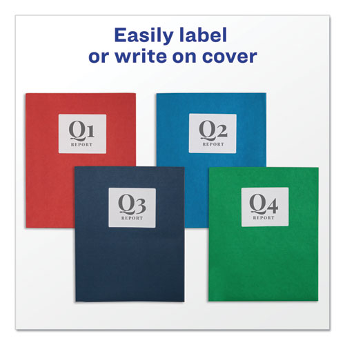 Avery® Two-pocket Folder, Prong Fastener, 0.5" Capacity, 11 X 8.5, Green, 25-box freeshipping - TVN Wholesale