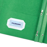 Avery® Two-pocket Folder, Prong Fastener, 0.5" Capacity, 11 X 8.5, Green, 25-box freeshipping - TVN Wholesale