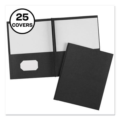 Avery® Two-pocket Folder, Prong Fastener, 0.5" Capacity, 11 X 8.5, Black, 25-box freeshipping - TVN Wholesale